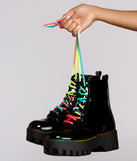 Make A Statement Faux Leather Combat Boots are chic ladies' shoes to complete your best 2023 outfits. They come in a variety of trendy women's shoe styles like platforms and dressy low-heels, & are available in wide widths for better comfort.