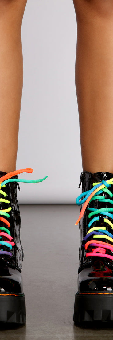 Make A Statement Faux Leather Combat Boots are chic ladies' shoes to complete your best 2023 outfits. They come in a variety of trendy women's shoe styles like platforms and dressy low-heels, & are available in wide widths for better comfort.