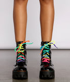 Make A Statement Faux Leather Combat Boots are chic ladies' shoes to complete your best 2023 outfits. They come in a variety of trendy women's shoe styles like platforms and dressy low-heels, & are available in wide widths for better comfort.