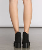 The Everday Faux Suede Stacked Booties are chic ladies' shoes to complete your best 2023 outfits. They come in a variety of trendy women's shoe styles like platforms and dressy low-heels, & are available in wide widths for better comfort.