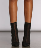 Glitter Goals Fishnet Stiletto Heel Booties are chic ladies' shoes to complete your best 2023 outfits. They come in a variety of trendy women's shoe styles like platforms and dressy low-heels, & are available in wide widths for better comfort.