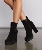 Effortlessly Edgy Block Heel Booties are chic ladies' shoes to complete your best 2023 outfits. They come in a variety of trendy women's shoe styles like platforms and dressy low-heels, & are available in wide widths for better comfort.