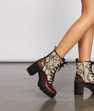 Keep It Sassy Block Heel Combat Booties are chic ladies' shoes to complete your best 2023 outfits. They come in a variety of trendy women's shoe styles like platforms and dressy low-heels, & are available in wide widths for better comfort.