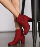 Basic Babe Faux Suede Block Heel Booties are chic ladies' shoes to complete your best 2023 outfits. They come in a variety of trendy women's shoe styles like platforms and dressy low-heels, & are available in wide widths for better comfort.