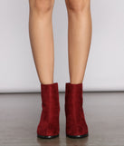 Basic Babe Faux Suede Block Heel Booties are chic ladies' shoes to complete your best 2023 outfits. They come in a variety of trendy women's shoe styles like platforms and dressy low-heels, & are available in wide widths for better comfort.