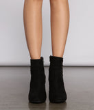 All About Ruched Faux Suede Ankle Booties are chic ladies' shoes to complete your best 2023 outfits. They come in a variety of trendy women's shoe styles like platforms and dressy low-heels, & are available in wide widths for better comfort.