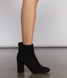 All About Ruched Faux Suede Ankle Booties are chic ladies' shoes to complete your best 2023 outfits. They come in a variety of trendy women's shoe styles like platforms and dressy low-heels, & are available in wide widths for better comfort.