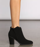 Stacked On Basic Faux Nubuck Booties are chic ladies' shoes to complete your best 2023 outfits. They come in a variety of trendy women's shoe styles like platforms and dressy low-heels, & are available in wide widths for better comfort.