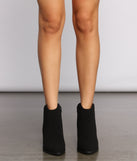 Stacked On Basic Faux Nubuck Booties are chic ladies' shoes to complete your best 2023 outfits. They come in a variety of trendy women's shoe styles like platforms and dressy low-heels, & are available in wide widths for better comfort.