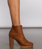 Classic Faux Suede Stacked Heel Booties are chic ladies' shoes to complete your best 2023 outfits. They come in a variety of trendy women's shoe styles like platforms and dressy low-heels, & are available in wide widths for better comfort.