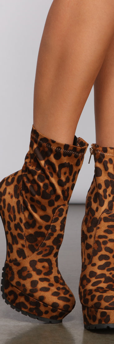 Fierce Babe Leopard Print Stiletto Booties are chic ladies' shoes to complete your best 2023 outfits. They come in a variety of trendy women's shoe styles like platforms and dressy low-heels, & are available in wide widths for better comfort.