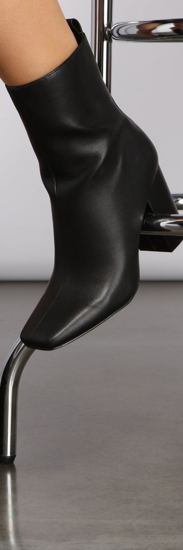 Faux Leather Basic Pointed Toe Booties are chic ladies' shoes to complete your best 2023 outfits. They come in a variety of trendy women's shoe styles like platforms and dressy low-heels, & are available in wide widths for better comfort.