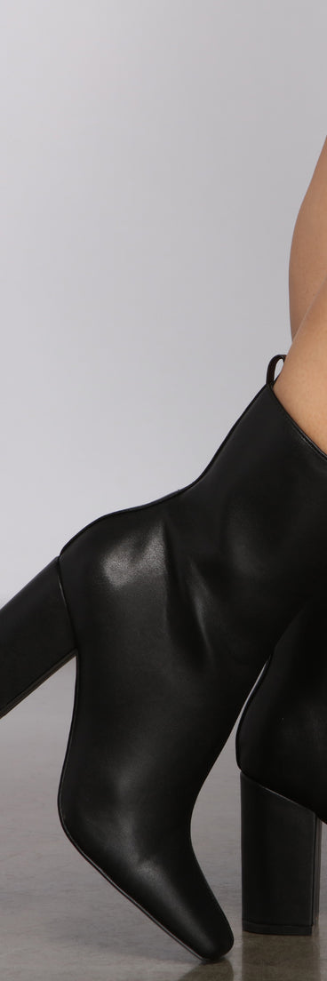 Faux Leather Basic Pointed Toe Booties are chic ladies' shoes to complete your best 2023 outfits. They come in a variety of trendy women's shoe styles like platforms and dressy low-heels, & are available in wide widths for better comfort.