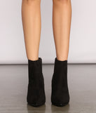 Basic Faux Suede Block Heel Booties are chic ladies' shoes to complete your best 2023 outfits. They come in a variety of trendy women's shoe styles like platforms and dressy low-heels, & are available in wide widths for better comfort.