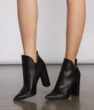 Snake-Embossed Faux Leather Block Heel Booties are chic ladies' shoes to complete your best 2023 outfits. They come in a variety of trendy women's shoe styles like platforms and dressy low-heels, & are available in wide widths for better comfort.