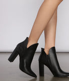 Snake-Embossed Faux Leather Block Heel Booties are chic ladies' shoes to complete your best 2023 outfits. They come in a variety of trendy women's shoe styles like platforms and dressy low-heels, & are available in wide widths for better comfort.