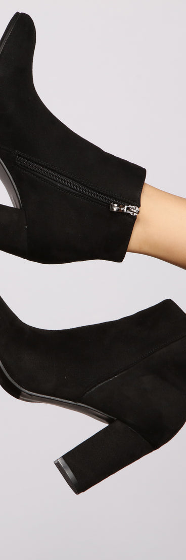 So Fab Faux Suede Block Heel Booties are chic ladies' shoes to complete your best 2023 outfits. They come in a variety of trendy women's shoe styles like platforms and dressy low-heels, & are available in wide widths for better comfort.