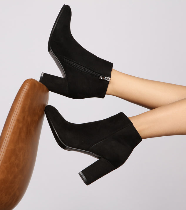 So Fab Faux Suede Block Heel Booties are chic ladies' shoes to complete your best 2023 outfits. They come in a variety of trendy women's shoe styles like platforms and dressy low-heels, & are available in wide widths for better comfort.