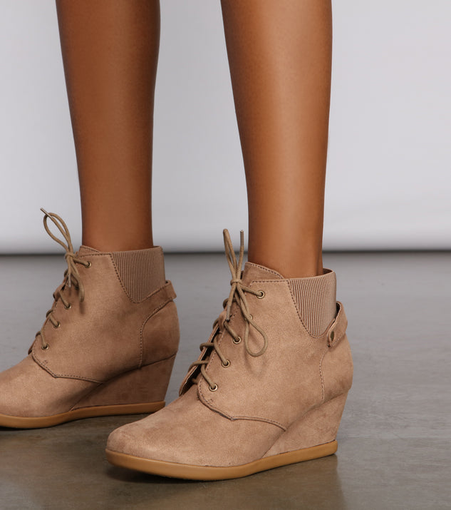 So Basic Faux Suede Booties are chic ladies' shoes to complete your best 2023 outfits. They come in a variety of trendy women's shoe styles like platforms and dressy low-heels, & are available in wide widths for better comfort.