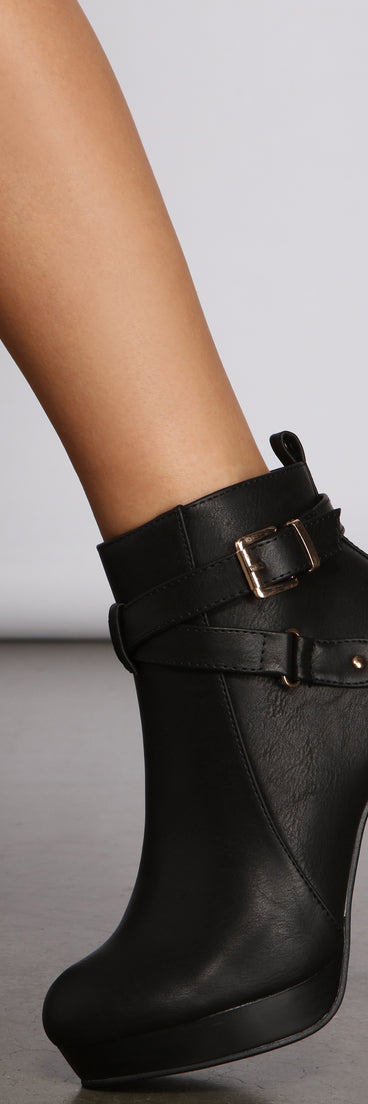 Step Up Faux Leather Platform Booties are chic ladies' shoes to complete your best 2023 outfits. They come in a variety of trendy women's shoe styles like platforms and dressy low-heels, & are available in wide widths for better comfort.