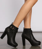 Step Up Faux Leather Platform Booties are chic ladies' shoes to complete your best 2023 outfits. They come in a variety of trendy women's shoe styles like platforms and dressy low-heels, & are available in wide widths for better comfort.