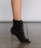 Chic Faux Suede Peep Toe Stiletto Booties are chic ladies' shoes to complete your best 2023 outfits. They come in a variety of trendy women's shoe styles like platforms and dressy low-heels, & are available in wide widths for better comfort.