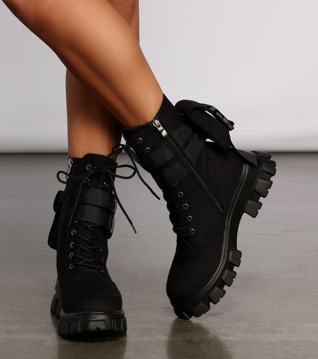 Booties combat hot sale