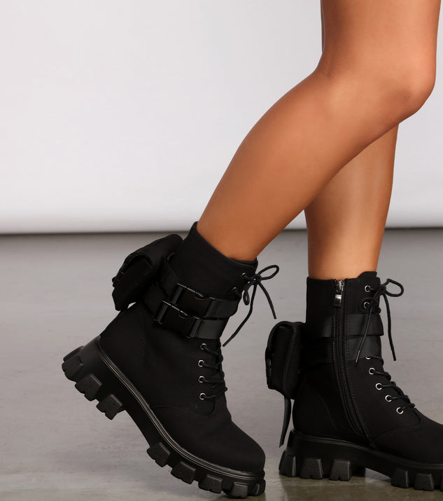 Faux suede platform combat boots store