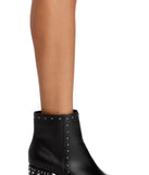Stud Steppin' Booties for 2022 festival outfits, festival dress, outfits for raves, concert outfits, and/or club outfits