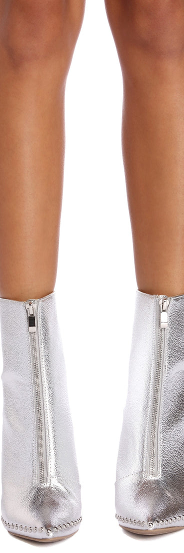 Studded And Shining Diva Booties for 2022 festival outfits, festival dress, outfits for raves, concert outfits, and/or club outfits