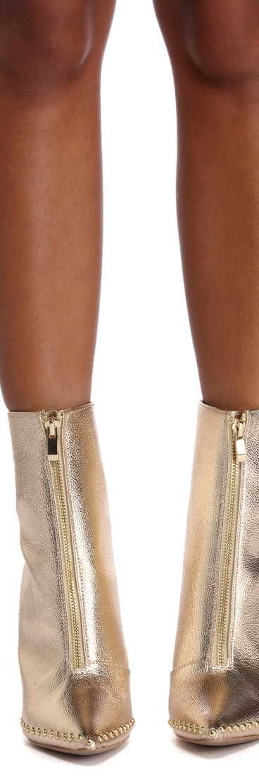 Studded And Shining Diva Booties for 2022 festival outfits, festival dress, outfits for raves, concert outfits, and/or club outfits