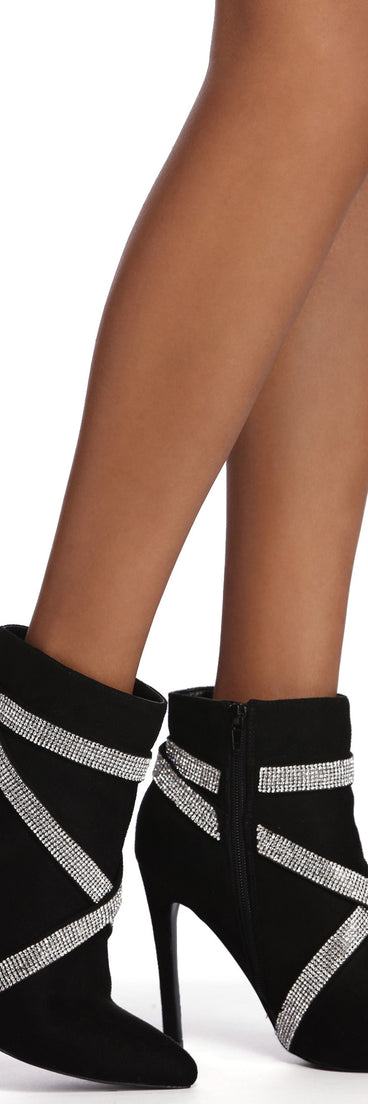 Strapped In Rhine Stiletto Booties for 2022 festival outfits, festival dress, outfits for raves, concert outfits, and/or club outfits