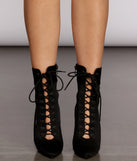Lace It Up Stiletto Booties are chic ladies' shoes to complete your best 2023 outfits. They come in a variety of trendy women's shoe styles like platforms and dressy low-heels, & are available in wide widths for better comfort.