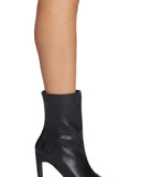 Kind Of A Baddie Snake Booties are chic ladies' shoes to complete your best 2023 outfits. They come in a variety of trendy women's shoe styles like platforms and dressy low-heels, & are available in wide widths for better comfort.