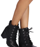Step My Own Way Lug Booties for 2022 festival outfits, festival dress, outfits for raves, concert outfits, and/or club outfits