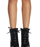 Step My Own Way Lug Booties for 2022 festival outfits, festival dress, outfits for raves, concert outfits, and/or club outfits