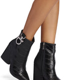 Step Out In Snake Booties are chic ladies' shoes to complete your best 2023 outfits. They come in a variety of trendy women's shoe styles like platforms and dressy low-heels, & are available in wide widths for better comfort.