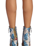 Step Out In Snake Booties are chic ladies' shoes to complete your best 2023 outfits. They come in a variety of trendy women's shoe styles like platforms and dressy low-heels, & are available in wide widths for better comfort.
