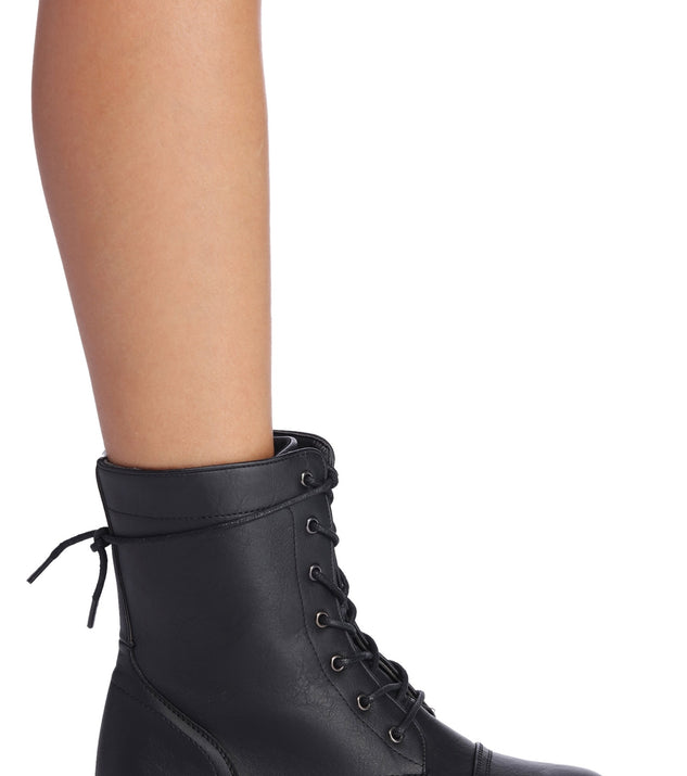 Take Charge Combat Boots Windsor