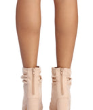 Scrunch Time Open Toe Bootie is a trendy pick to create 2023 concert outfits, festival dresses, outfits for raves, or to complete your best party outfits or clubwear!