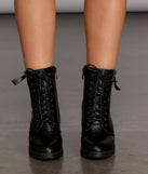 Bad Gal Lace Up Booties for 2022 festival outfits, festival dress, outfits for raves, concert outfits, and/or club outfits