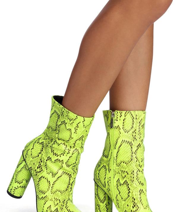Snake My Way Booties for 2022 festival outfits, festival dress, outfits for raves, concert outfits, and/or club outfits