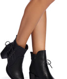 Lace Up Faux Leather Booties for 2022 festival outfits, festival dress, outfits for raves, concert outfits, and/or club outfits