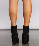 On Point Faux Nubuck Block Heel Booties are chic ladies' shoes to complete your best 2023 outfits. They come in a variety of trendy women's shoe styles like platforms and dressy low-heels, & are available in wide widths for better comfort.