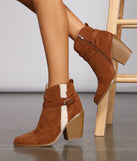 Cute And Cozy Faux Suede Booties are chic ladies' shoes to complete your best 2023 outfits. They come in a variety of trendy women's shoe styles like platforms and dressy low-heels, & are available in wide widths for better comfort.