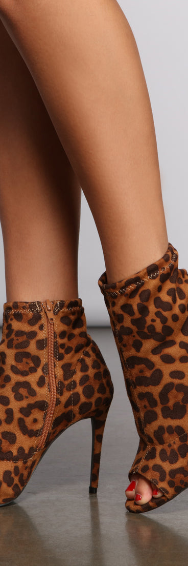 Stylish Stunner Peep Toe Stiletto Booties are chic ladies' shoes to complete your best 2023 outfits. They come in a variety of trendy women's shoe styles like platforms and dressy low-heels, & are available in wide widths for better comfort.