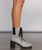 So Fab Plaid Lug Booties are chic ladies' shoes to complete your best 2023 outfits. They come in a variety of trendy women's shoe styles like platforms and dressy low-heels, & are available in wide widths for better comfort.