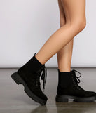 Stylishly Edgy Lug Sole Booties is a trendy pick to create 2023 concert outfits, festival dresses, outfits for raves, or to complete your best party outfits or clubwear!