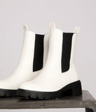 Level Up Faux Leather Lug Sole Booties are chic ladies' shoes to complete your best 2023 outfits. They come in a variety of trendy women's shoe styles like platforms and dressy low-heels, & are available in wide widths for better comfort.