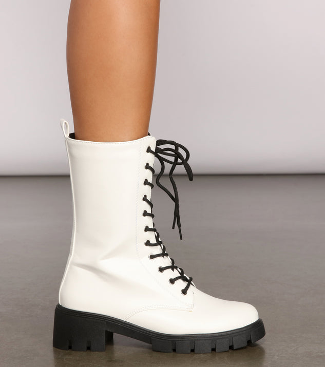 High heel combat deals boots forever 21